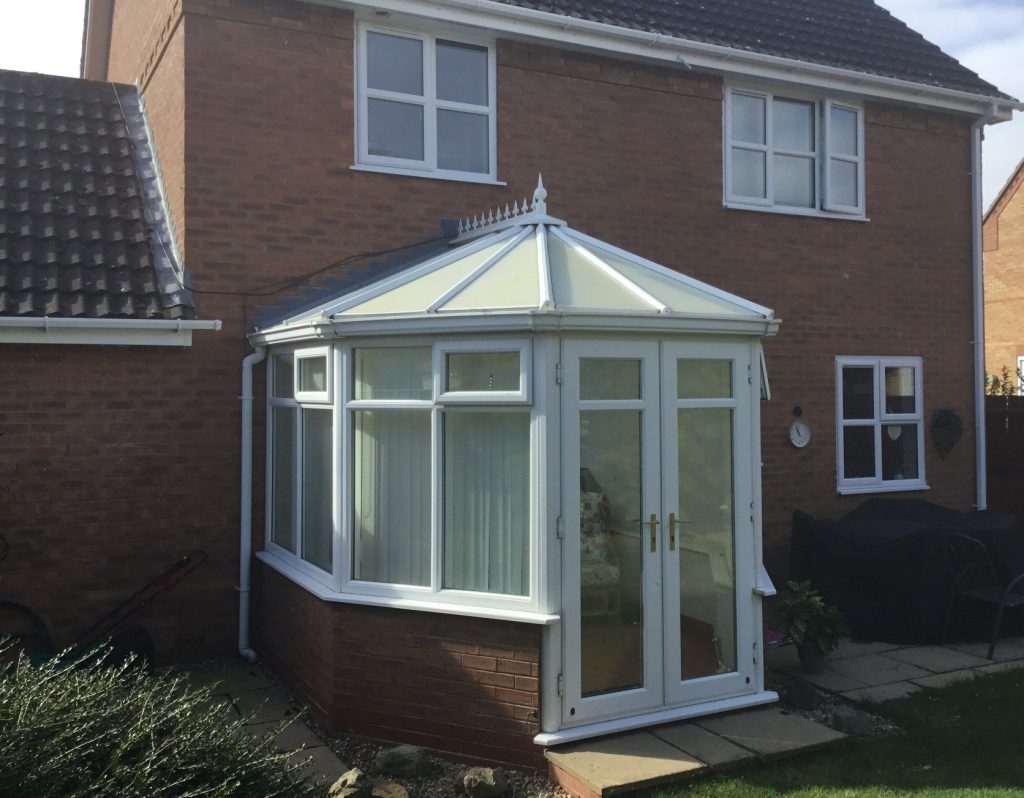 Victorian style double glazed conservatory installed on a home in Boston, Lincolnshire