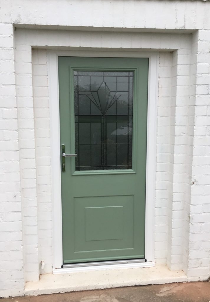 Chartwell green composite door installed on a home in Boston, Lincolnshire