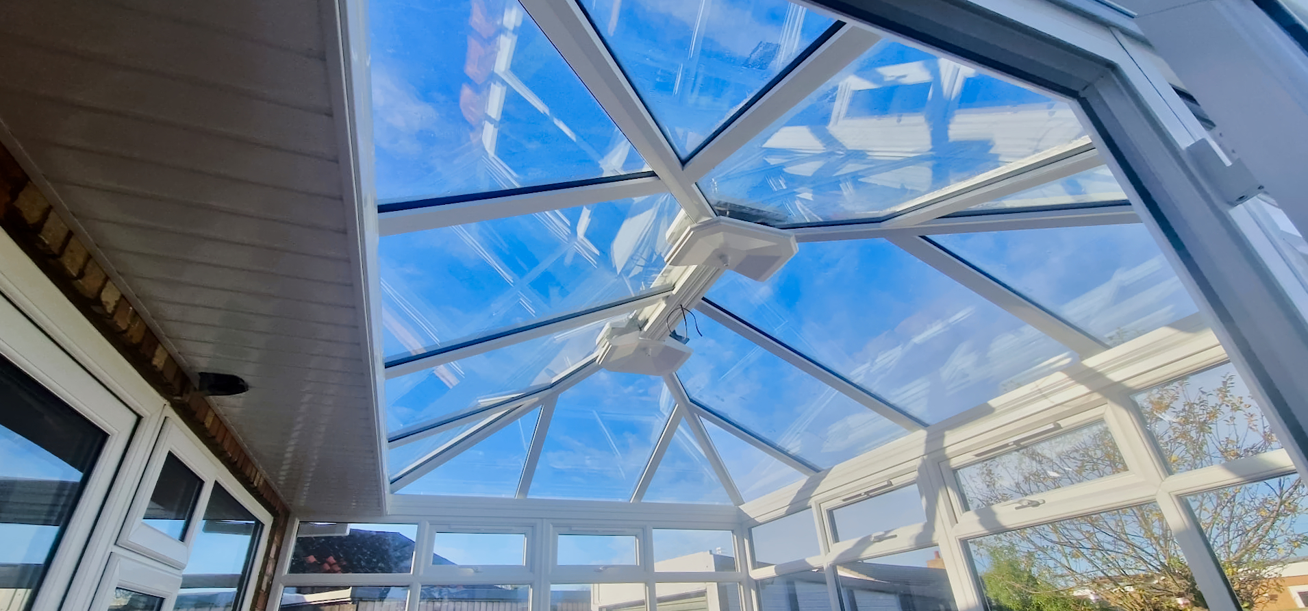 Victorian style uPVC conservatory installation on a home in Lincolnshire - Internal view