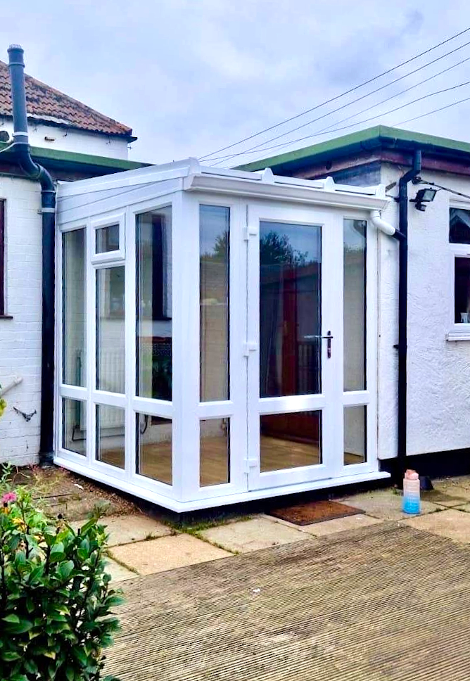 uPVC Glazed Porch Installation